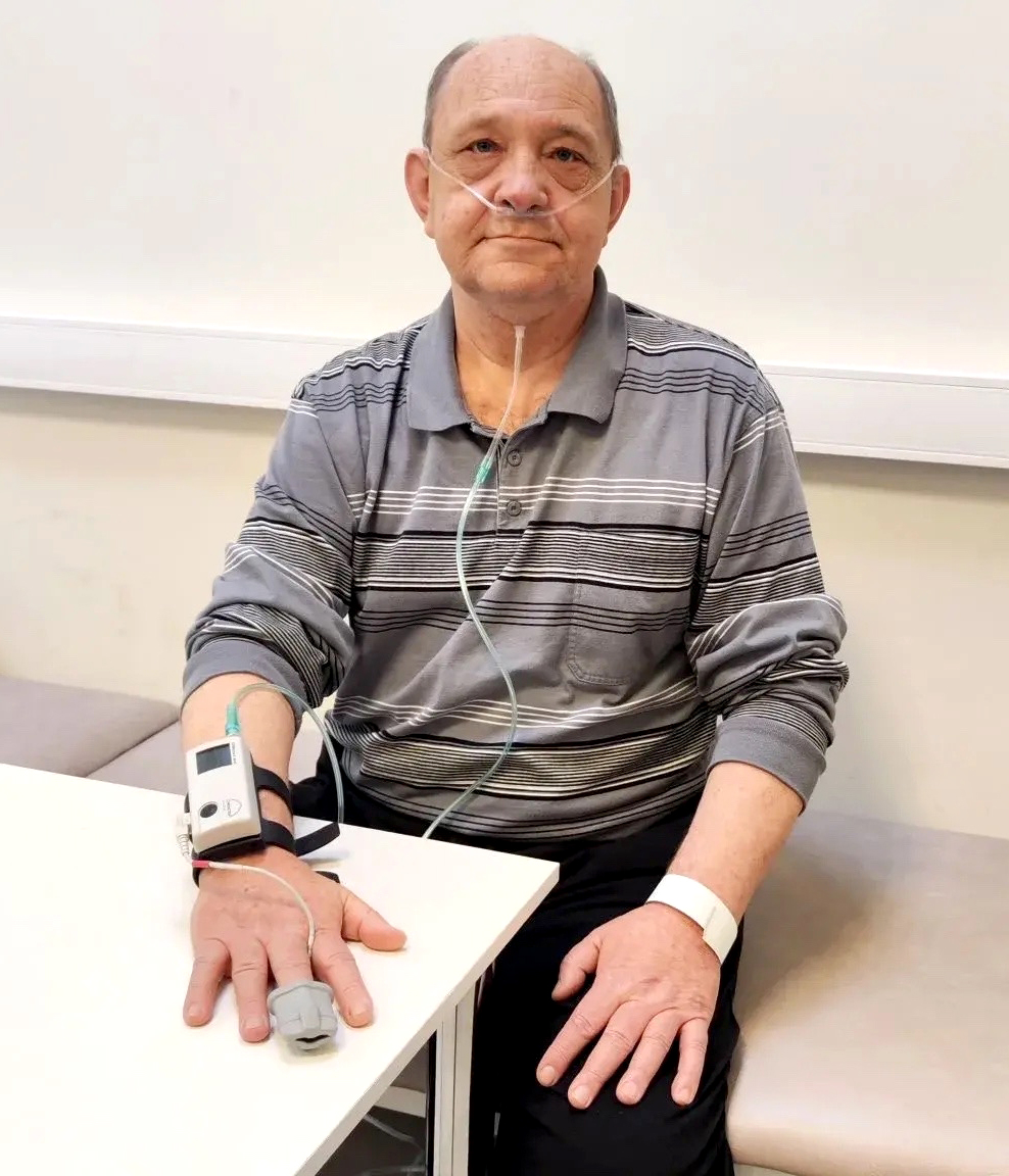 Пациент подготовлен к проведению респираторному ночному мониторированию