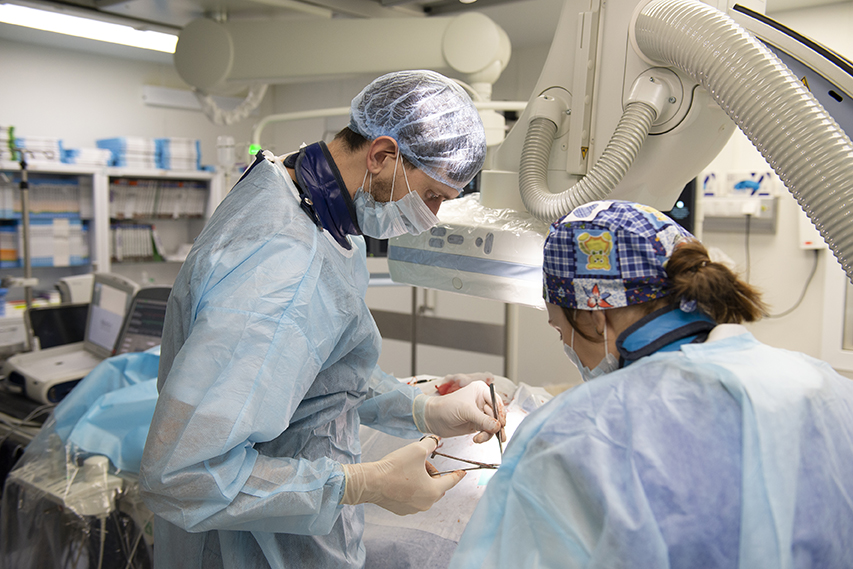 На операции