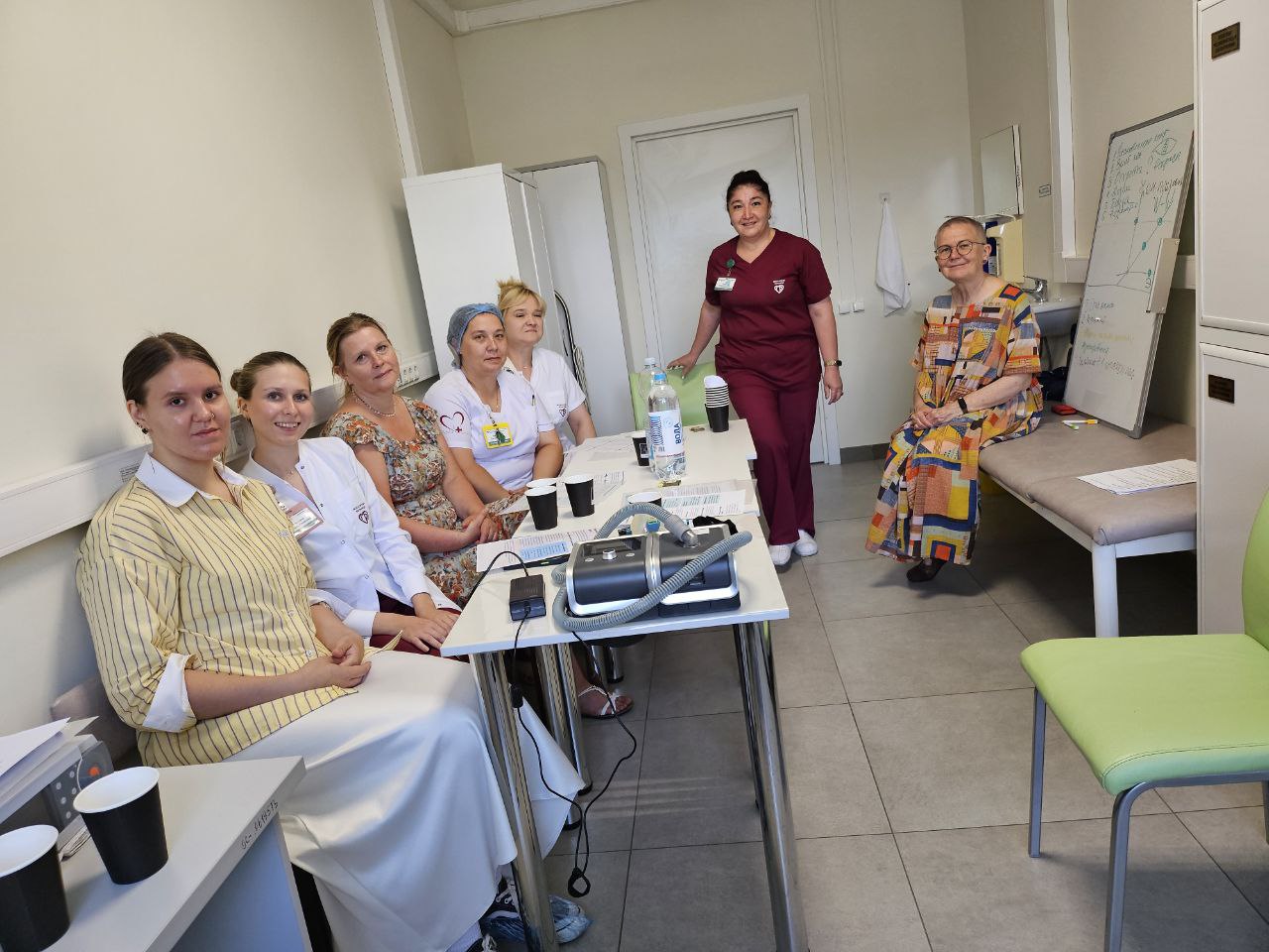 С СИПАП-аппаратурой