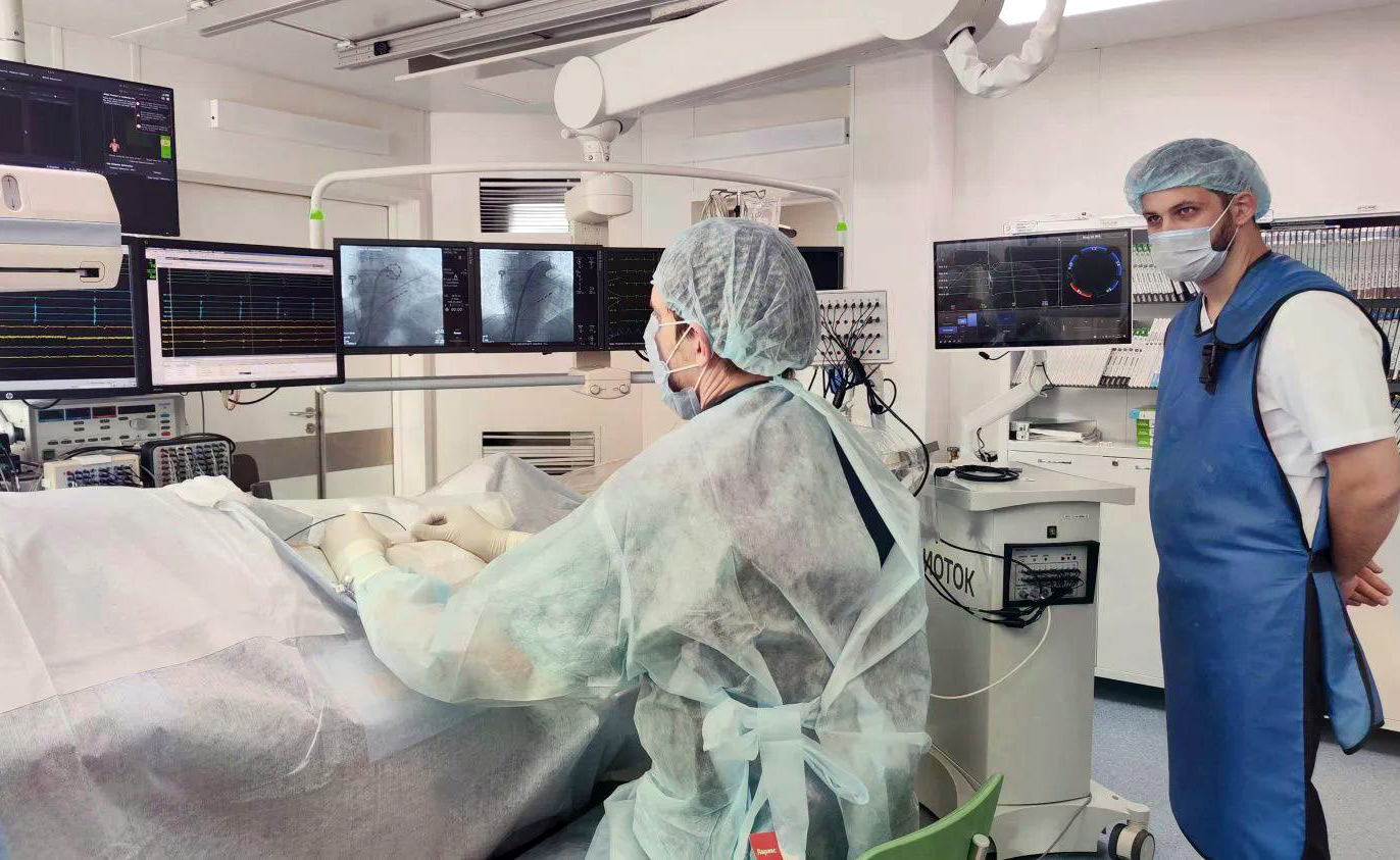 На операции